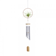 Air Plant Hanging Ring with Wind Chime Set