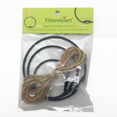 Tillandsiart Air Plant Hanging Rings - 3Pcs Set